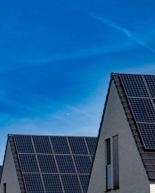 Zonnepanelen schuin dak